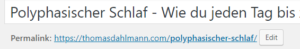 url wordpress